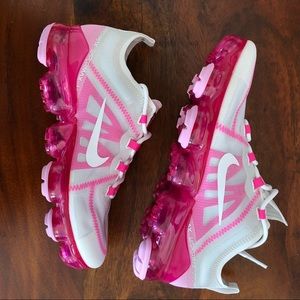 Nike air Vapormax 2019 size 8.5 white pink